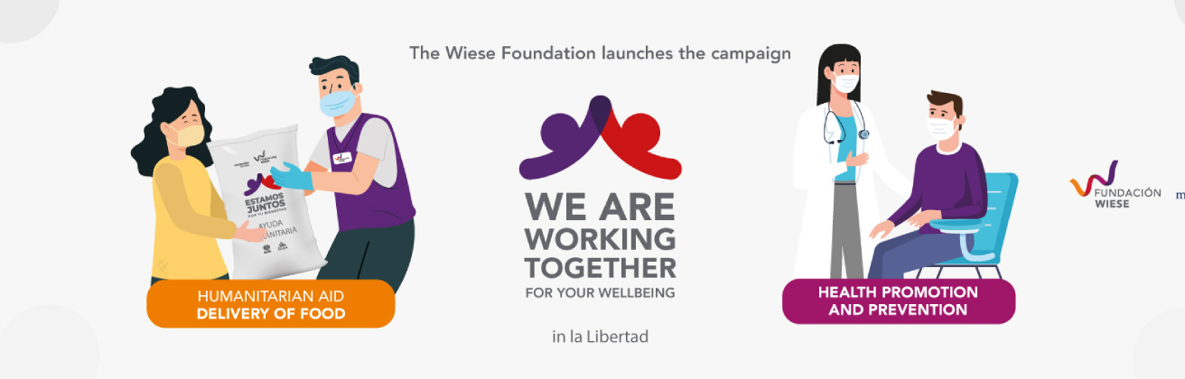 ‘Estamos juntos por tu bienestar’, una campaña de Fundación Wiese que brindará ayuda humanitaria a más de 5.000 personas en La Libertad